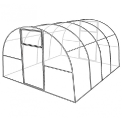 Каркас теплицы СТАНДАРТ  3х6м (шаг дуги 1м, труба 25*25)