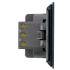 Переключатель 1-кл МИЯ перекрестный черный бархат RSW10-3110-05