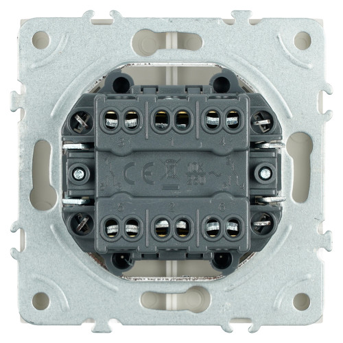 Переключатель 2-кл ЭМИЛИ кашемир RSW10-5107-08