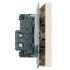 Переключатель 1-кл ЭМИЛИ кашемир RSW10-5105-08