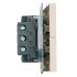 Переключатель 2-кл ЭМИЛИ кашемир RSW10-5107-08