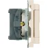 Розетка 2P+E ЭМИЛИ защ.шторки с крышкой кашемир RST16-5112-08