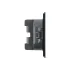 Розетка 2P МИЯ черный бархат с защитной шторкой RST16-3109-05