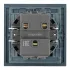 Выключатель 2-кл МИЯ черный бархат RSW10-3104-05