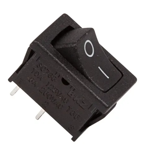 Выключатель-кнопка REXANT ON-OFF 6A (2с) черн. Mini (RWB-201; SC-768) 36-2110