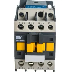 Контактор КМИ-11810 18А 400В/АС3 4НО IEK KKM11-018-400-10