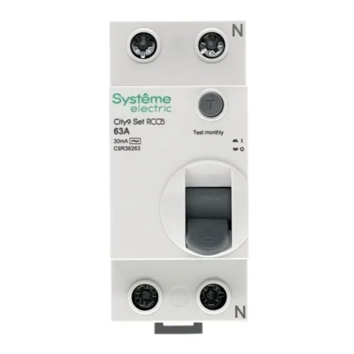 Устройство защитного отключения 2-пол. 63А 30мА AC City9 Set 230В SE C9R36263