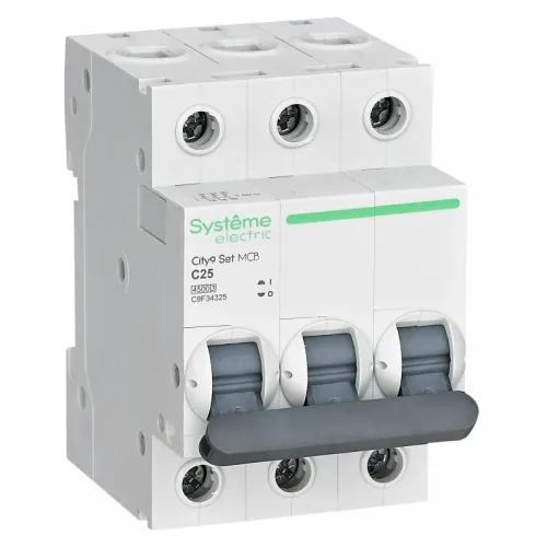 Выключатель автоматический 3-пол. 25A C 4,5кА City9 Set 400В SE C9F34325