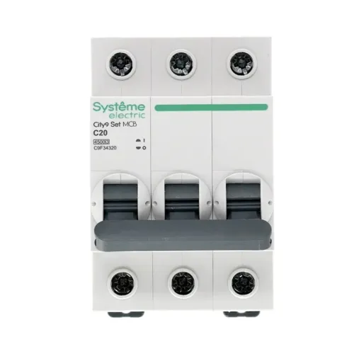 Выключатель автоматический 3-пол. 20A C 4,5кА City9 Set 400В SE C9F34320