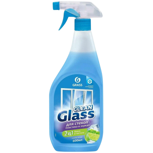 Средство GRASS CLEAN GLASS для мытья стекол и зеркал голубая лагуна 600мл (125247)