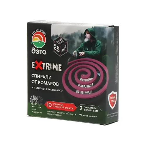 Спираль от комаров Дэта Extrime с подставками 10шт (426619)