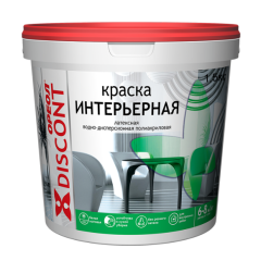 Краска в/д ОРЕОЛ ДИСКОНТ Интерьерная Матовая Белая 1,5кг