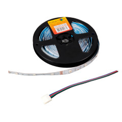 Светодиодная лента 12V Ecola 30Led 7,2W IP20 RGB SMD5050 5м P2LM07ESB (440688)