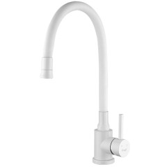 Смеситель для кухни FRAP F40994-8, белый