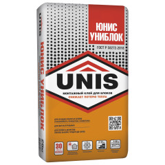 Клей кладочный UNIS Униблок 25кг