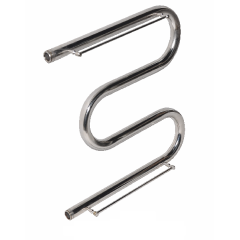 Полотенцесушитель нерж. AQUATER М 600/500 с полками (Базовая+крепеж)