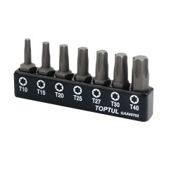 Набор бит TOPTUL TORX Т10-Т40 7шт (GAAV0702)