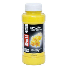 Краска DALI колеровочная ЖЁЛТЫЙ 0,25кг