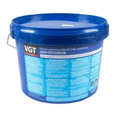 Краска в/д VGT 2180 акрил. для Потолков Супер Белая 3кг