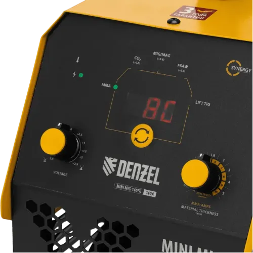 Аппарат сварочный  п/а DENZEL Mini MIG-140FG (94322) (*20)