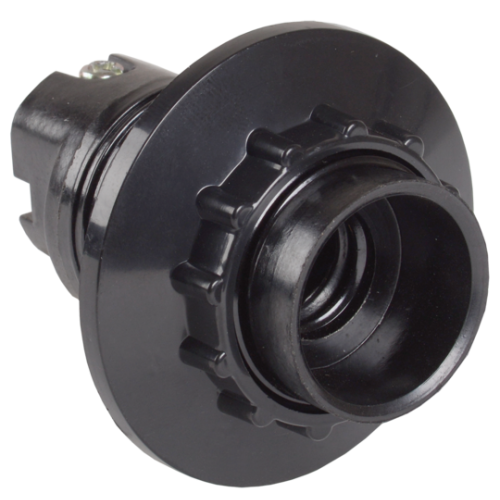 Патрон Е14 карболитовый резьбовой с кольцом черный IEK EPK21-04-01-K01 (627115)