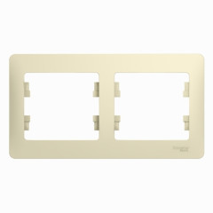 Рамка 2-пост.GLOSSA бежевый GSL000202 (458637)