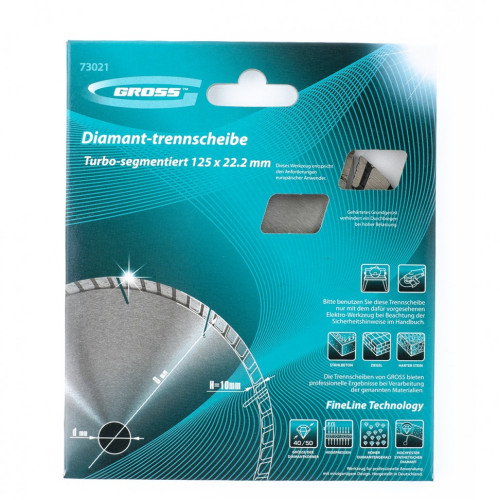 Диск алмазный GROSS 230х22,2мм (73026)