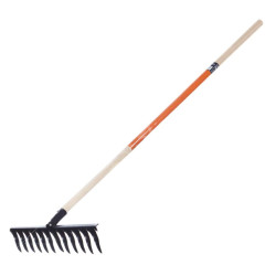 Грабли GRANDY деревянный черенок 12 зубьев (212501)