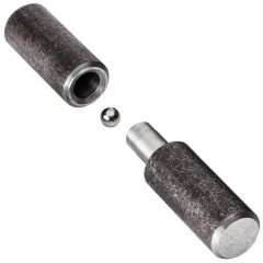 Петля гараж d22 L=110мм с шариком и масленкой