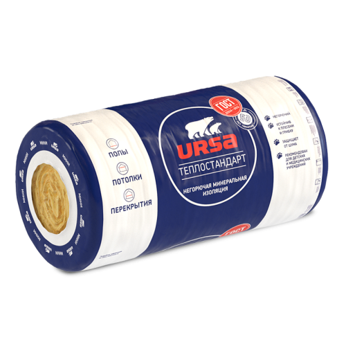 Утеплитель мин/ват URSA ТеплоСТАНДАРТ Мини 2*6560*610*50 (0,4м3; 8,003м2)