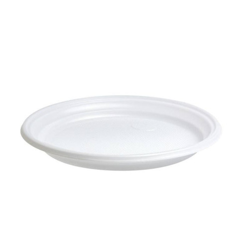 Набор одноразовых тарелок без секций D 205мм 12шт (198172)