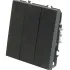 Выключатель 3-кл ЭМИЛИ черный RSW10-5108-05