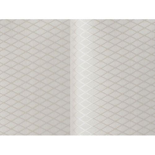 Шторка для ванной PERFECTO LINEA Harmony 180x180cм 12 колец, жемчужно-белый