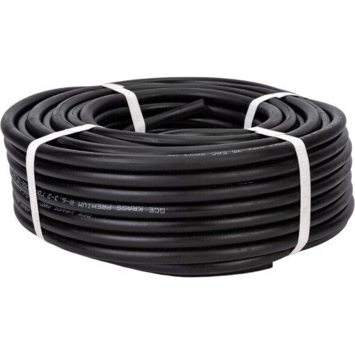 Рукав газосварочный KRASS PREMIUM 6,3 мм ЧЕРНЫЙ (за метр)