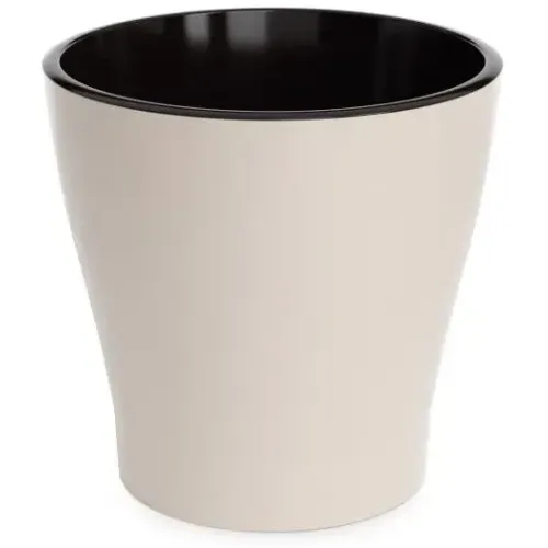 Горшок для цветов ЛЕЯ двойной бежевый 17л М8865 (275741)