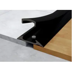 Порог с кабель-каналом 42мм 0,9 Венге чёрный ПВХ (ПМК42-0,9 302 ИДЕАЛ)