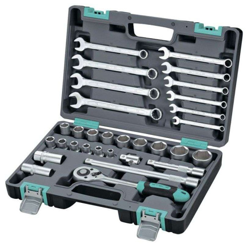 Набор инструментов STELS  31 пр. 1/4, CrV, 6 гран. головки (14102)