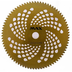 Диск для триммера MAX B0229L 255х25.4х80Т, 80 зубов с победитовыми напайками