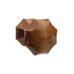 /Ручка-кнопка ЙО-гран. красное дерево (01680)