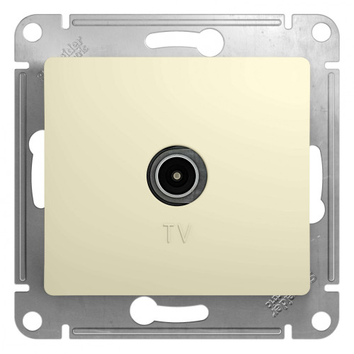 Розетка TV GLOSSA бежевый GSL000291