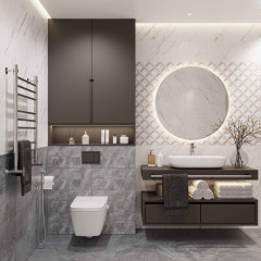 Плитка напольная 400*400 Флорида серая в уп. 1,6м2 (1 сорт)