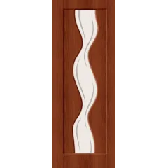 /Дверное полотно Вираж-2 ДО 80 Italiano Vero, покрытие ПВХ (BRAVO) (Art Glassl)(146-0273)