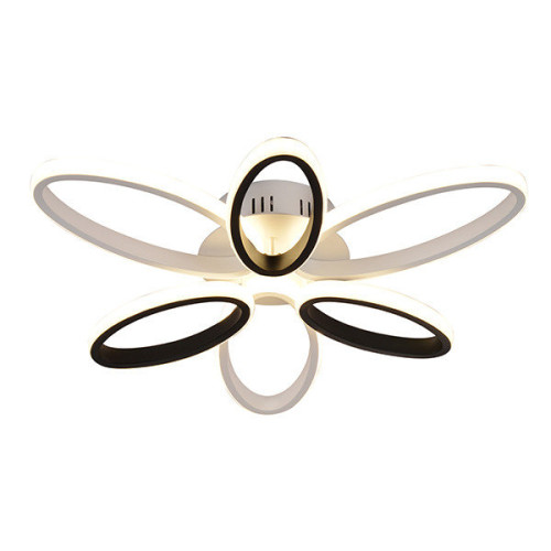 Светильник EUROSVET 90137/6 белый/чёрный