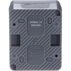 Выключатель О/У 1-кл AtlasDesign Profi54 IP54 10AX антрацит SchE ATN544011