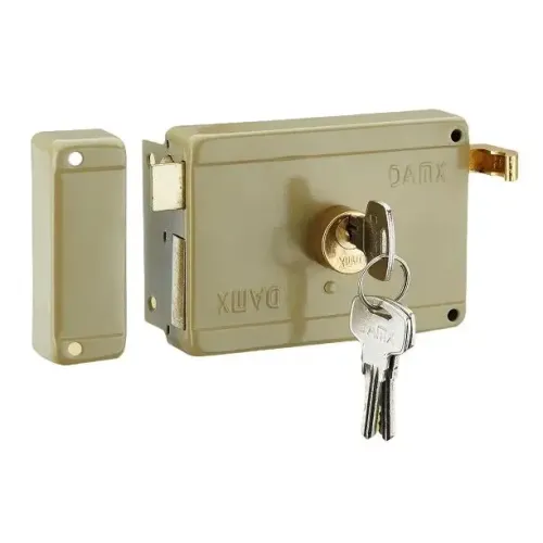 Замок накладной DAMX RL 12-I GR (Бежевый) (10819)