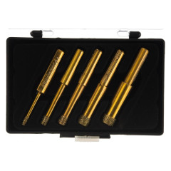 Набор коронок ПРАКТИКА алмазных с кондуктором, 5шт (034-687)