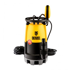 Насос дренажный DENZEL DP-600S, 600 Вт, напор 7 м, 13000 л/ч (97268)
