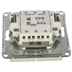 Переключатель 2-кл AtlasDesign бел. SchE ATN000165