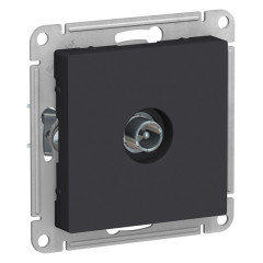 Розетка TV ATLASDESIGN  оконечная карбон  ATN001091