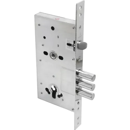 Замок врезной б/руч. БУЛАТ ЗВ4-3(16).60.85.08 хром, без м/ц Корпус(19358)